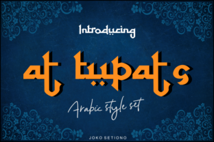 At Tupats: A Beautiful Arabic Style Font for Web Design