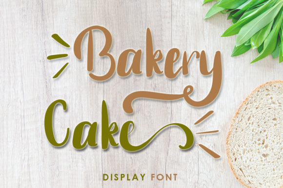 Bakery Cake: A Font That Brings Warmth and Elegance to Branding