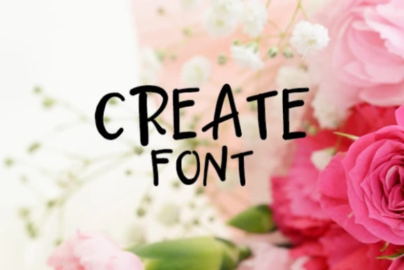 Create: A Display Font That Breathes Life into Handmade Creations