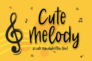 Cute Melody: A Sweet Handwritten Font for Creative Branding