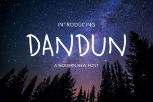 Dandun: A Display Font for Creative and Editorial Expression