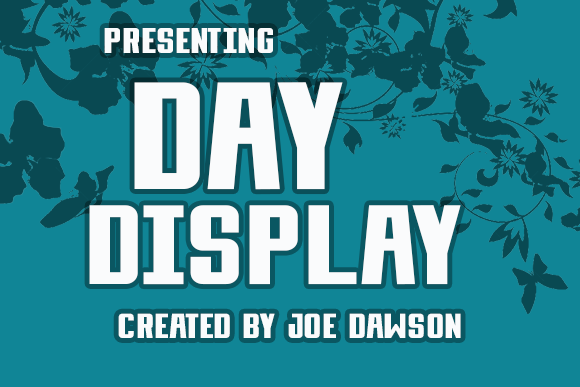 Day Display: A Versatile Font for Creative Product Design