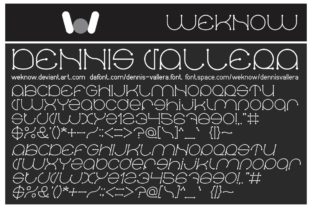 Denis Vallera: A Display Font That Adds Personality to Your Craft Projects