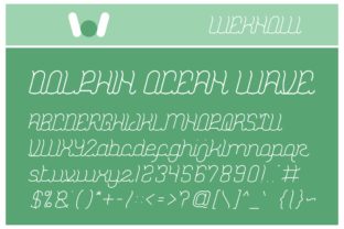 Dolphin Ocean Wave: A Display Font with a Playful Spirit