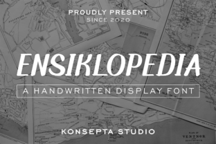 Ensiklopedia: A Versatile Display Font for Creative Projects