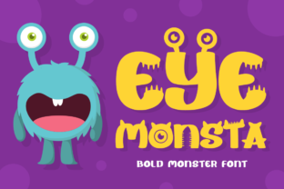 Eye Monsta: A Bold Font for Creative Branding Projects