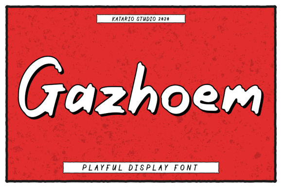 Gazhoem: A Display Font That Elevates Brand Identity