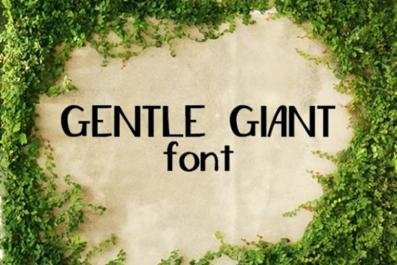 Gentle Giant: A Handwritten Font That Breathes Life into Your Creations