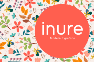 Inure Font: A Modern Display Font for Creative Projects