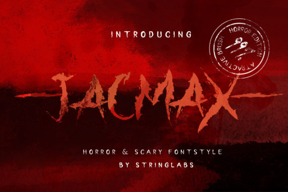 Jacmax: The Horror-Infused Display Font for Campaigns That Demand Attention