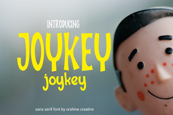 Joykey: A Friendly Display Font for Editorial Design