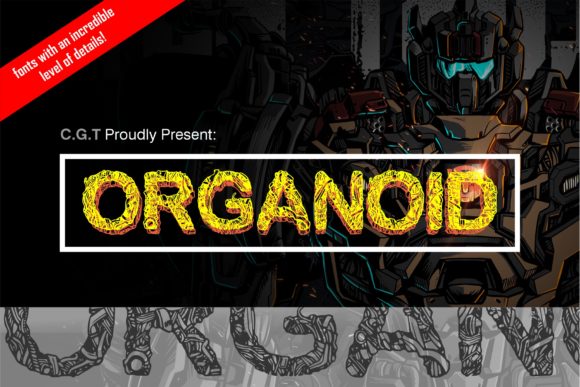 Organoid: A Playful Display Font for Dynamic Campaigns