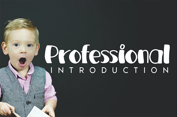 Professional: A Display Font with Personality
