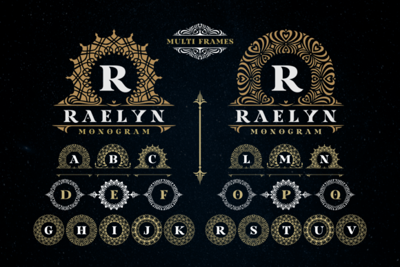 Raelyn Monogram: A Handwritten Font for Warm Branding