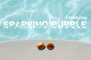 Sparking Bubble: A Display Font for Creative Editorial Expression