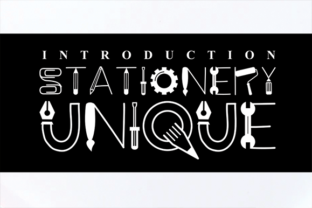 Stationary Unique: The Font That Elevates Your Brand’s Visual Identity